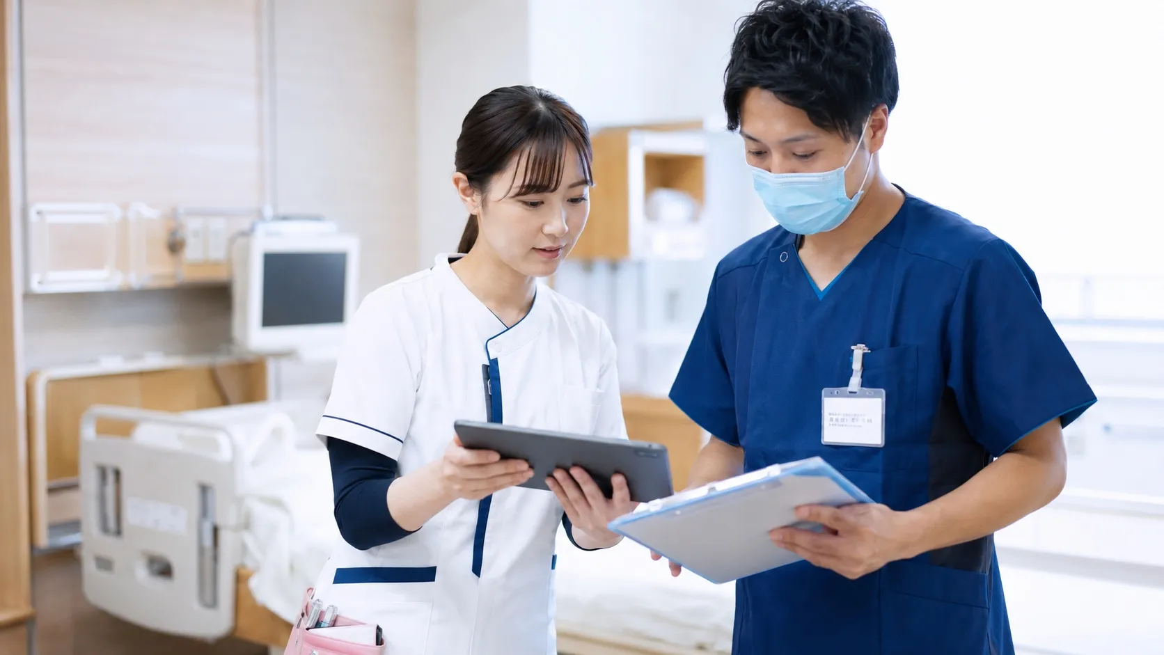 看護師様と申し送りを行い、逝去時ケアを連携して進める専門スタッフ